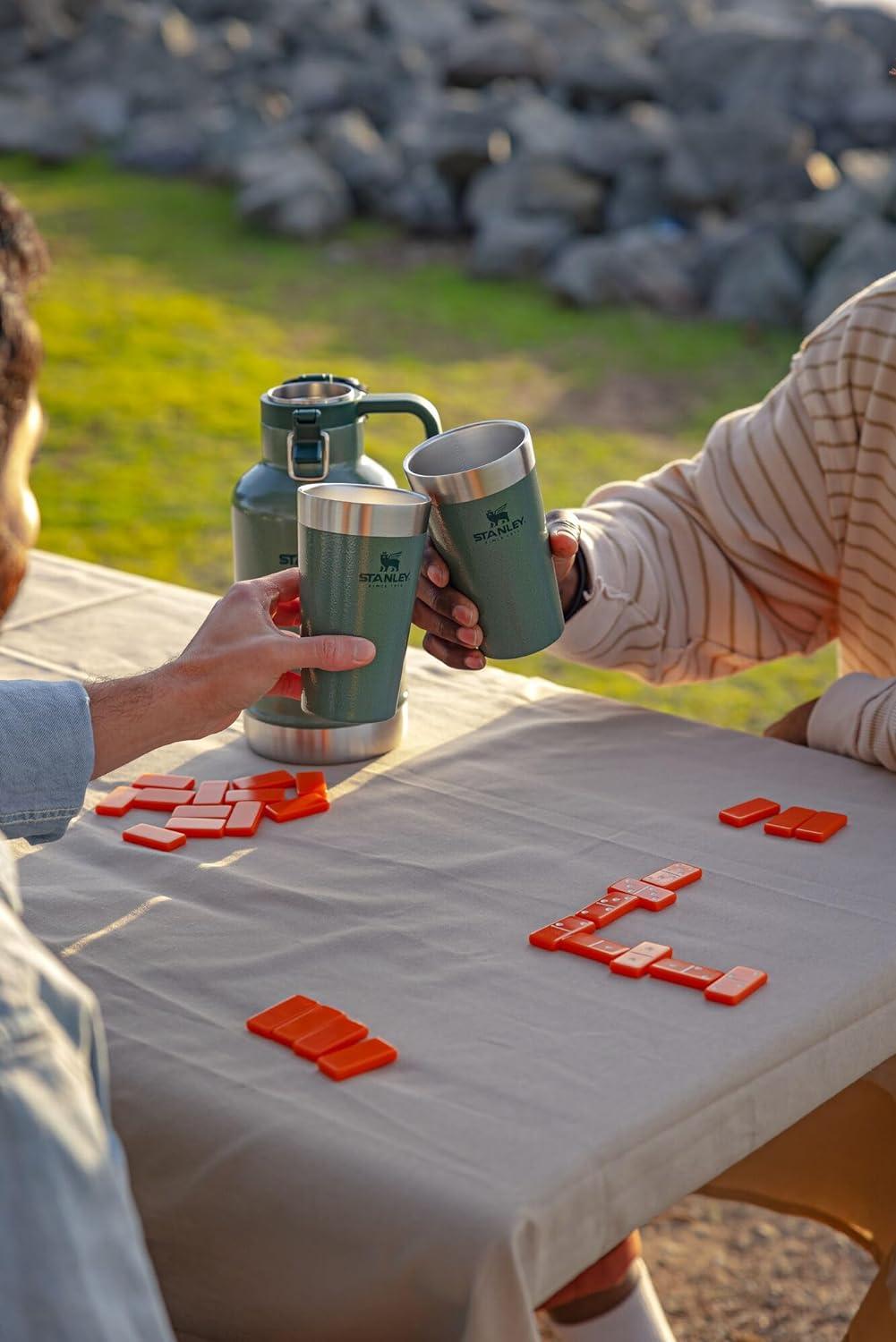 imageSTANLEY Adventure Stacking Beer PintHammertone Green