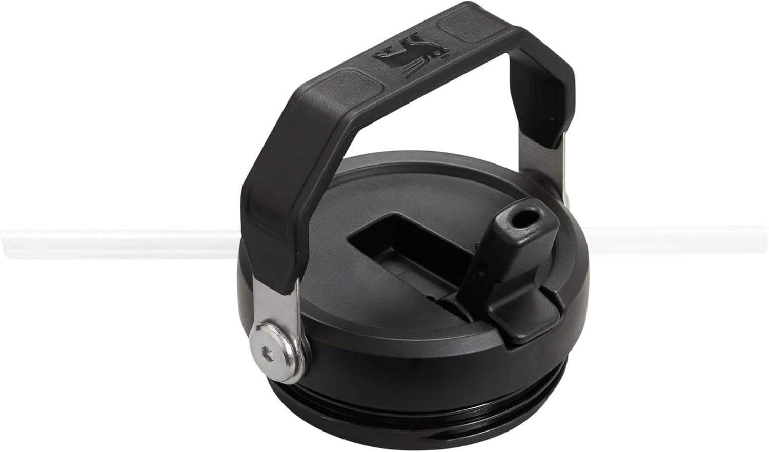 imageSTANLEY IceFlow 20 Flip Straw Tumbler with Handle 30 oz Twist On Lid and Flip Up Straw Leak Resistant Water Bottle Insulated Stainless Steel BPAFree HydrangeaBlack 20