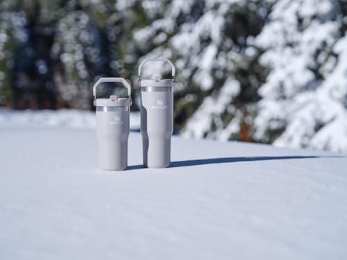 imageSTANLEY IceFlow 20 Flip Straw Tumbler with Handle 30 oz Twist On Lid and Flip Up Straw Leak Resistant Water Bottle Insulated Stainless Steel BPAFree HydrangeaAsh