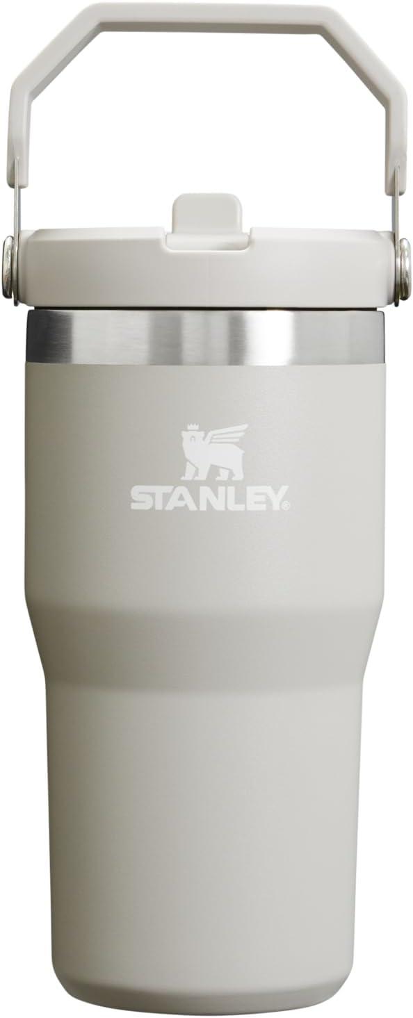imageSTANLEY IceFlow 20 Flip Straw Tumbler with Handle 30 oz Twist On Lid and Flip Up Straw Leak Resistant Water Bottle Insulated Stainless Steel BPAFree HydrangeaAsh