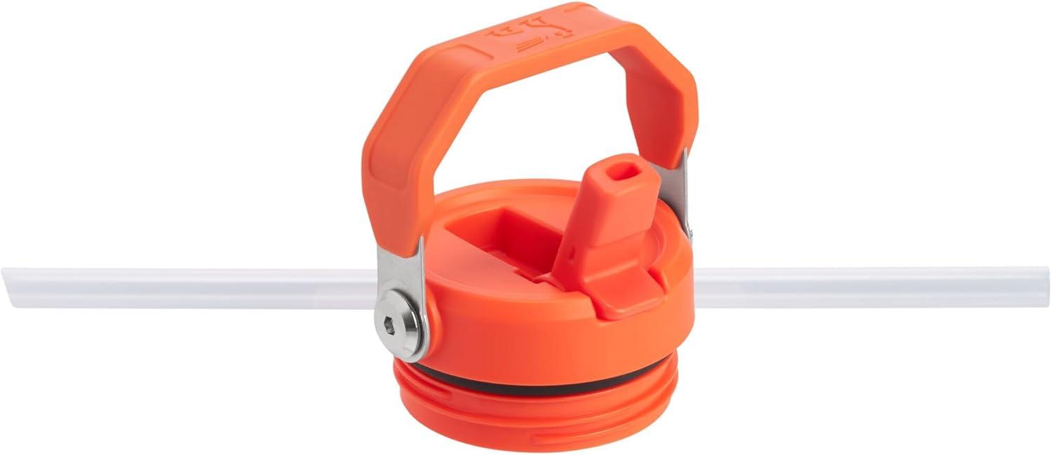 imageSTANLEY IceFlow Flip Straw 20 Water Bottle 24 OZ BuiltIn Straw with Larger Opening Lightweight ampamp LeakResistant Insulated Stainless Steel BPAFree Black 20Tigerlily Plum