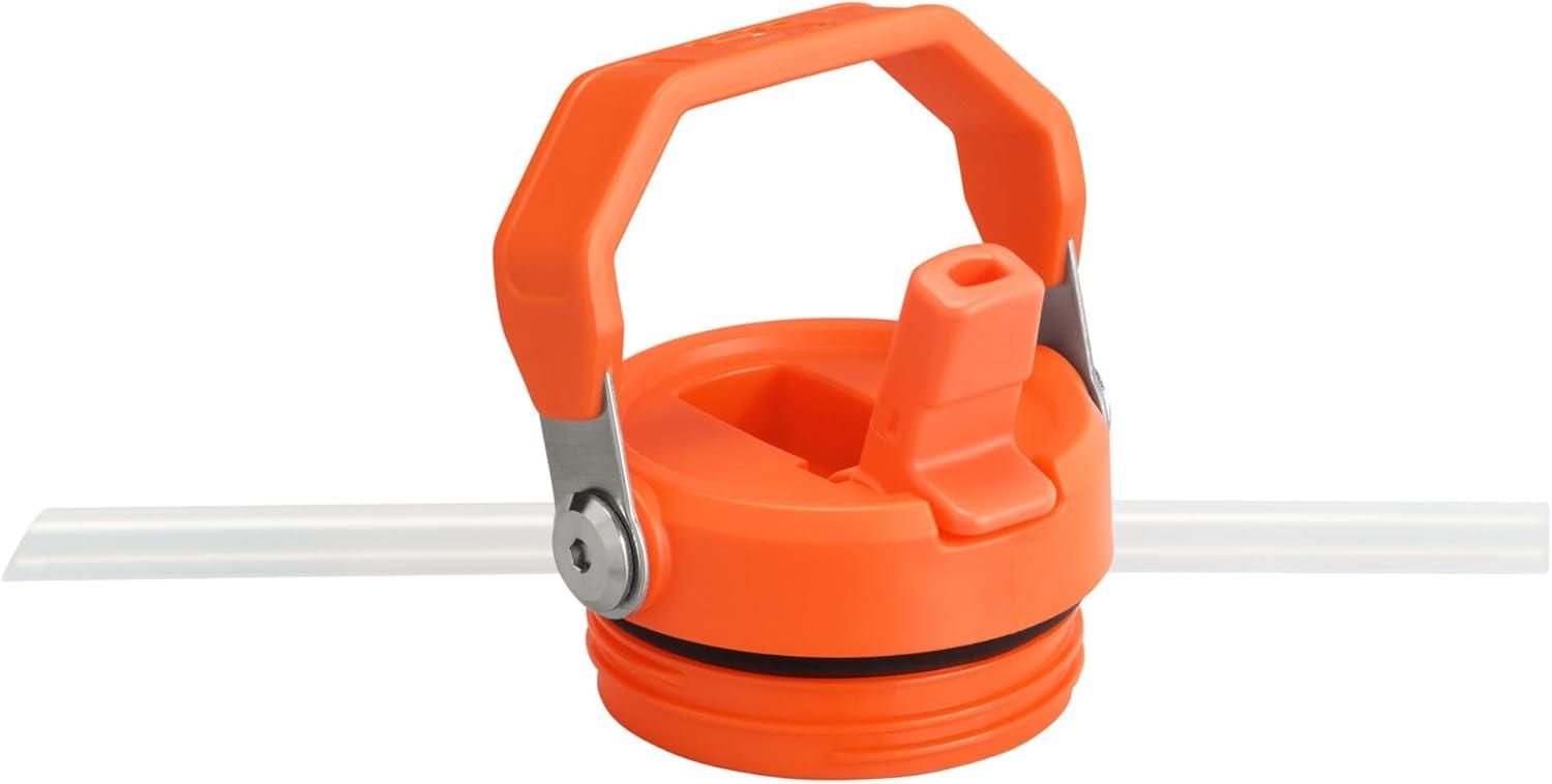 imageSTANLEY IceFlow Flip Straw 20 Water Bottle 24 OZ BuiltIn Straw with Larger Opening Lightweight ampamp LeakResistant Insulated Stainless Steel BPAFree Black 20Tigerlily Plum