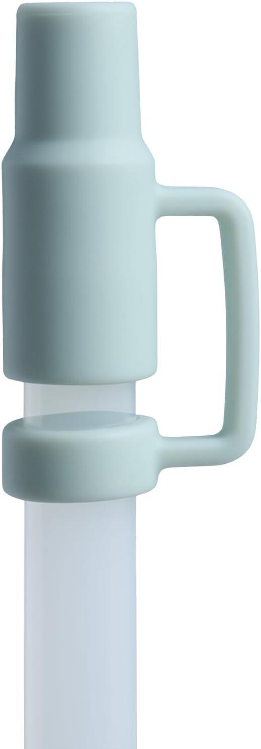 imageSTANLEY Quencher Boot and Straw Cover Cap AntiSlip Silicone Protector for Tumbler with Handle Accessory Set for Stainless Steel Drinking Cup BPAFreeMist