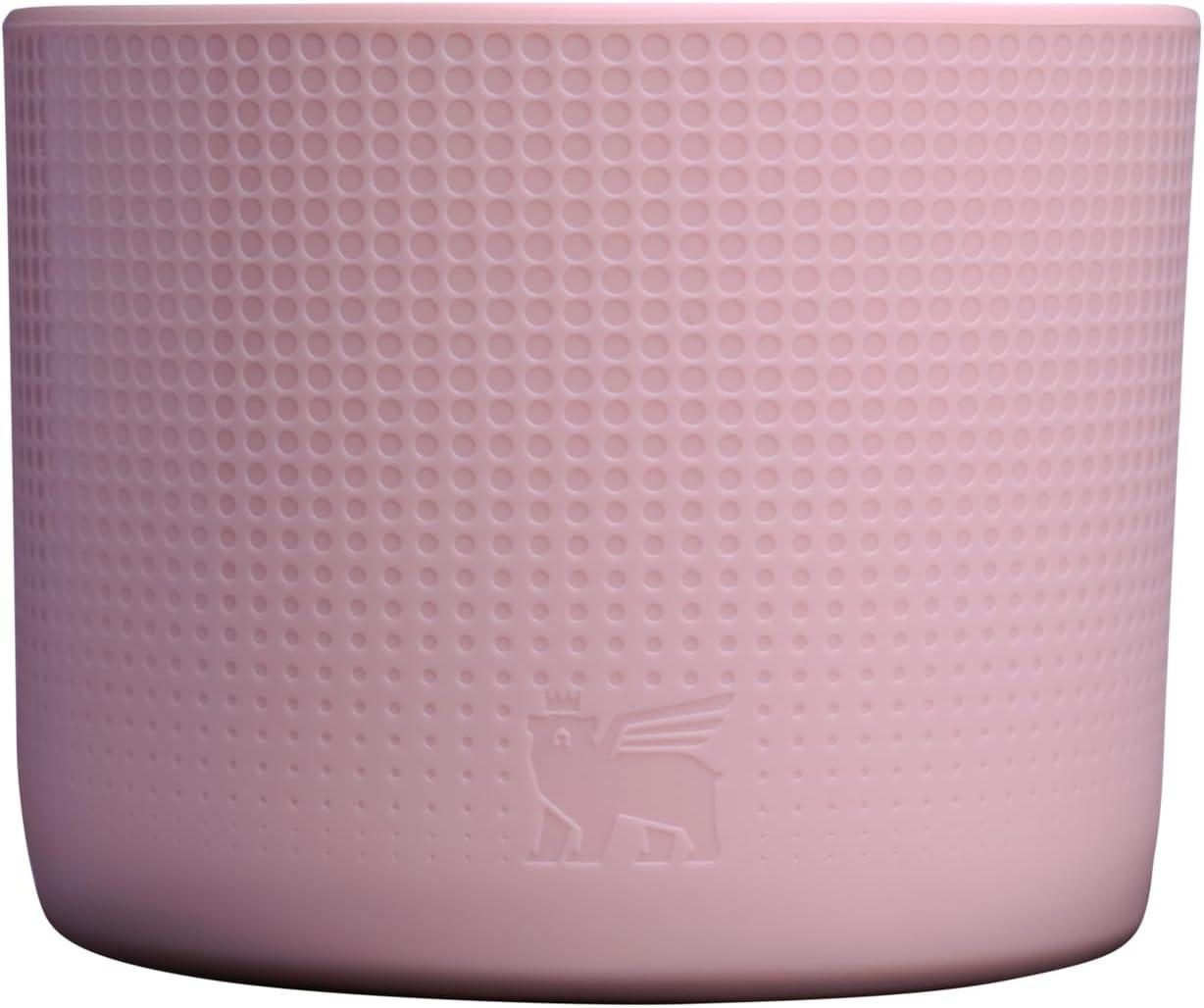 imageSTANLEY Quencher Boot and Straw Cover Cap AntiSlip Silicone Protector for Tumbler with Handle Accessory Set for Stainless Steel Drinking Cup BPAFreePink Dusk