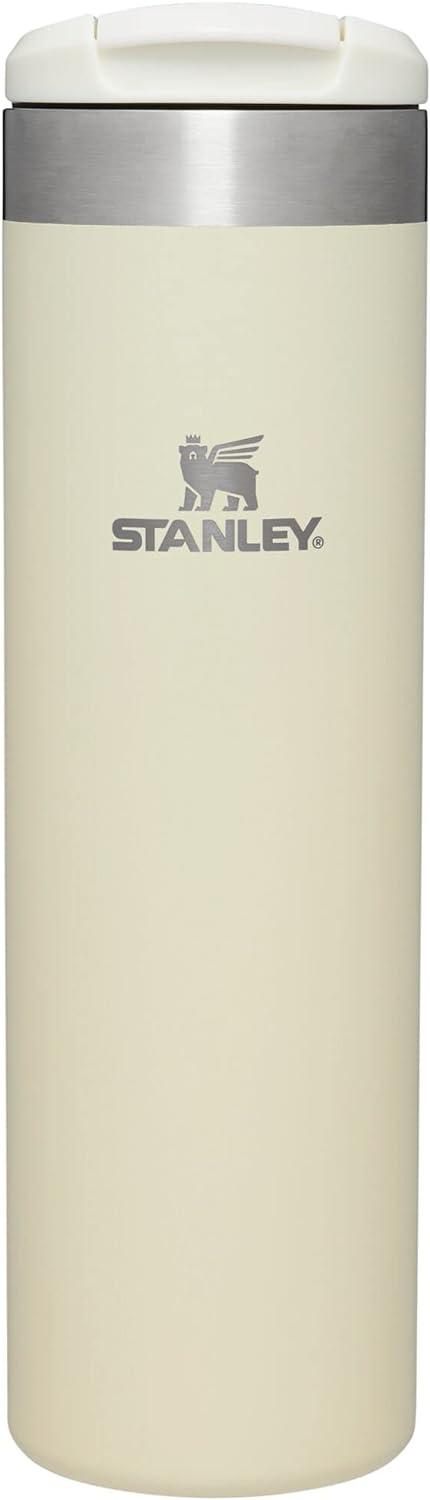 imageStanley AeroLight Transit Bottle 20 oz Locking Drink Through Lid Leak Resistant Water Bottle or Coffee Travel Mug Lightweight Insulated Stainless Steel BPAFree Rose QuartzCream Glimmer