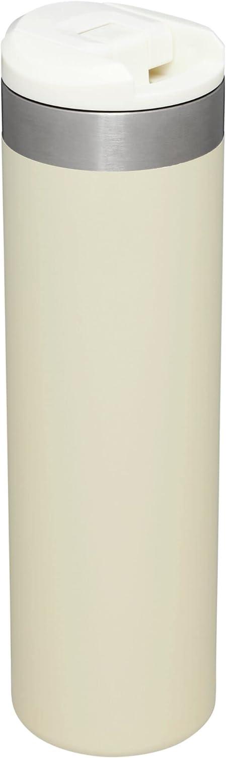 imageStanley AeroLight Transit Bottle 20 oz Locking Drink Through Lid Leak Resistant Water Bottle or Coffee Travel Mug Lightweight Insulated Stainless Steel BPAFree Rose QuartzCream Glimmer