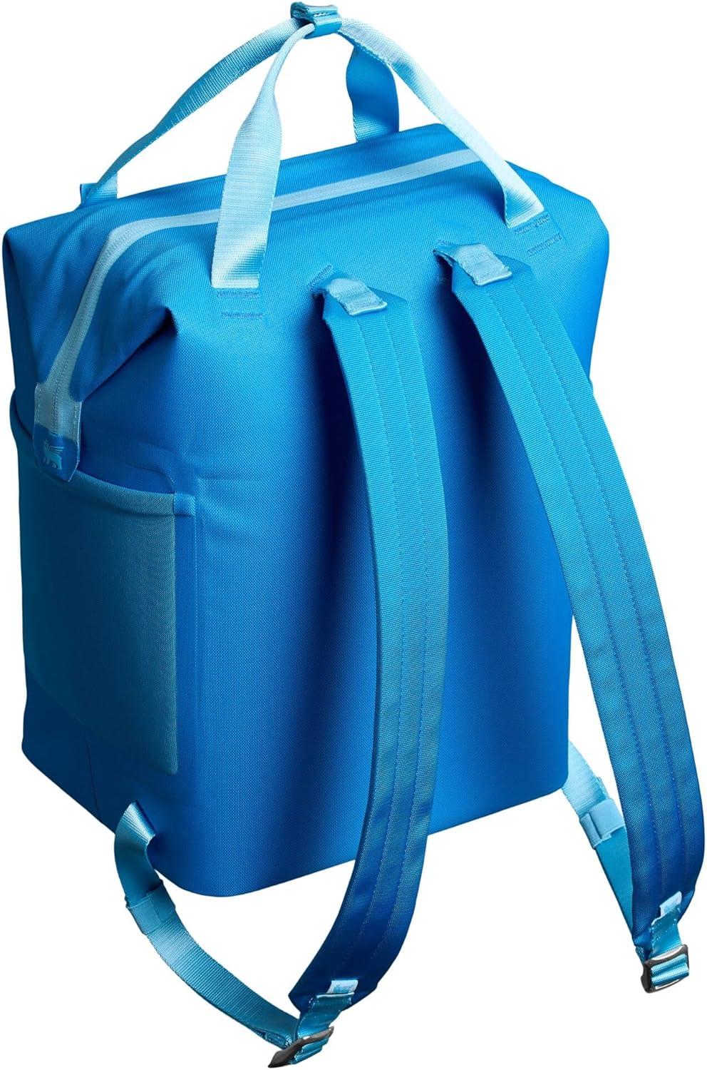 imageStanley All Day Madeleine Backpack Soft Cooler 20 Can Cooler with Handle and Shoulder Straps Insulated Travel Bag with Zipper BPAFreeAzure