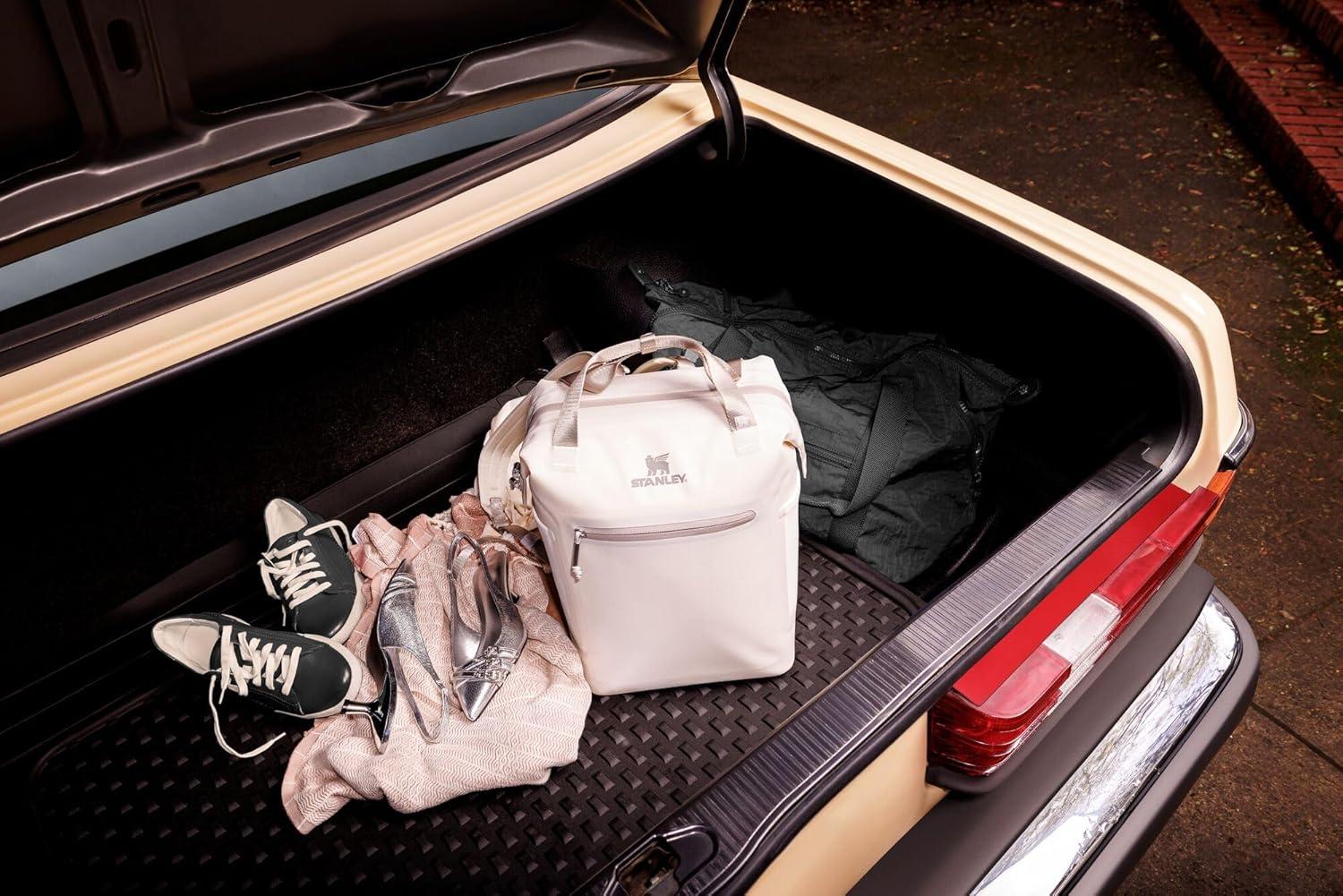 imageStanley All Day Madeleine Backpack Soft Cooler 20 Can Cooler with Handle and Shoulder Straps Insulated Travel Bag with Zipper BPAFreeAzure