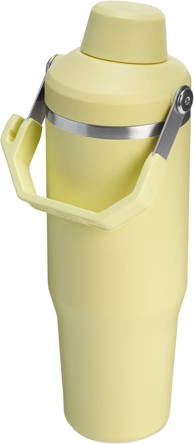 imageStanley IceFlow 20 Fast Flow Tumbler with Handle 40 oz Twist On Angled Spout Lid Leakproof Water Bottle Insulated Stainless Steel BPAFree Black 20Pomelo