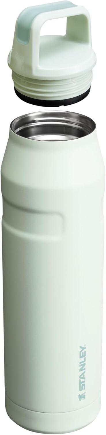 imageStanley IceFlow Cap and Carry Water Bottle Wide Mouth Twist Lid Lightweight ampamp Leakproof for Travel ampamp Sports Insulated Stainless Steel BPAFreeMist