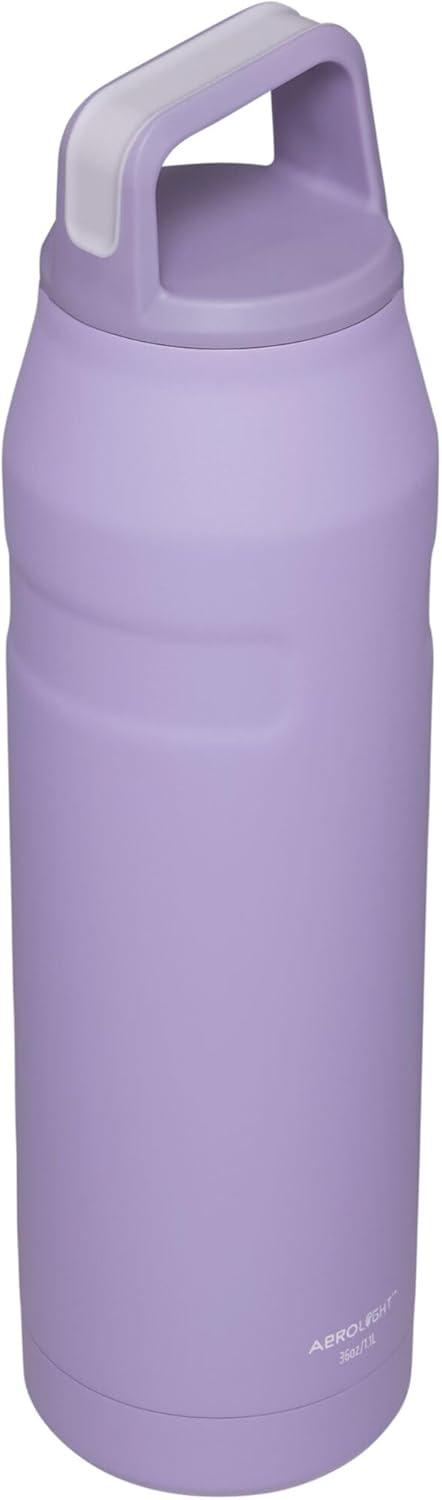 imageStanley IceFlow Cap and Carry Water Bottle Wide Mouth Twist Lid Lightweight ampamp Leakproof for Travel ampamp Sports Insulated Stainless Steel BPAFreeLavender