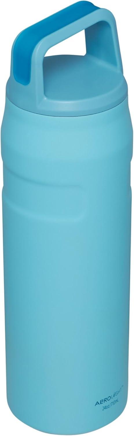 imageStanley IceFlow Cap and Carry Water Bottle Wide Mouth Twist Lid Lightweight ampamp Leakproof for Travel ampamp Sports Insulated Stainless Steel BPAFreePool