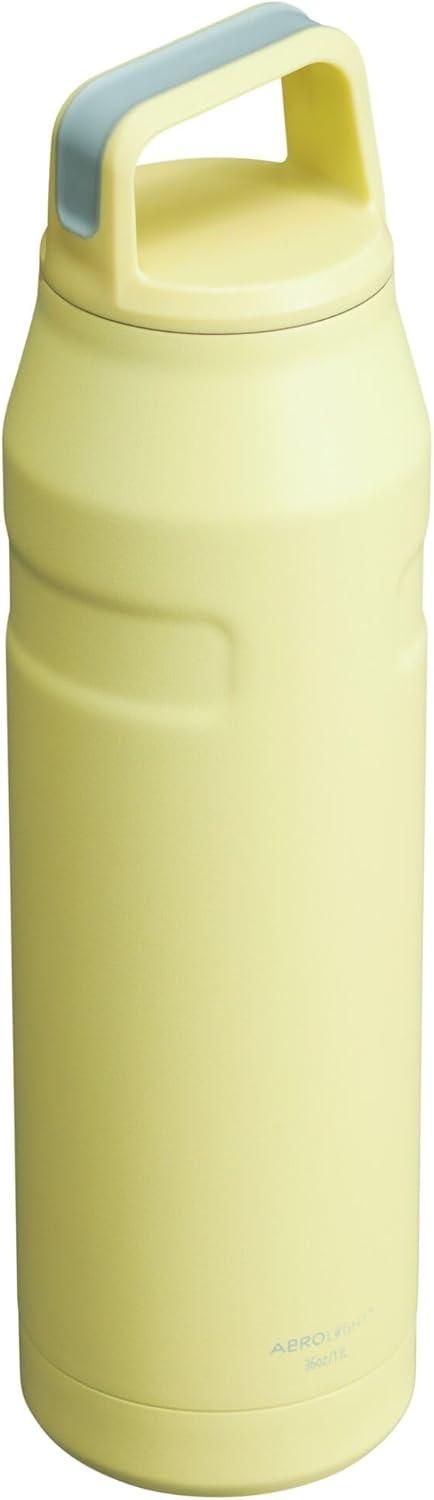 imageStanley IceFlow Cap and Carry Water Bottle Wide Mouth Twist Lid Lightweight ampamp Leakproof for Travel ampamp Sports Insulated Stainless Steel BPAFreePomelo