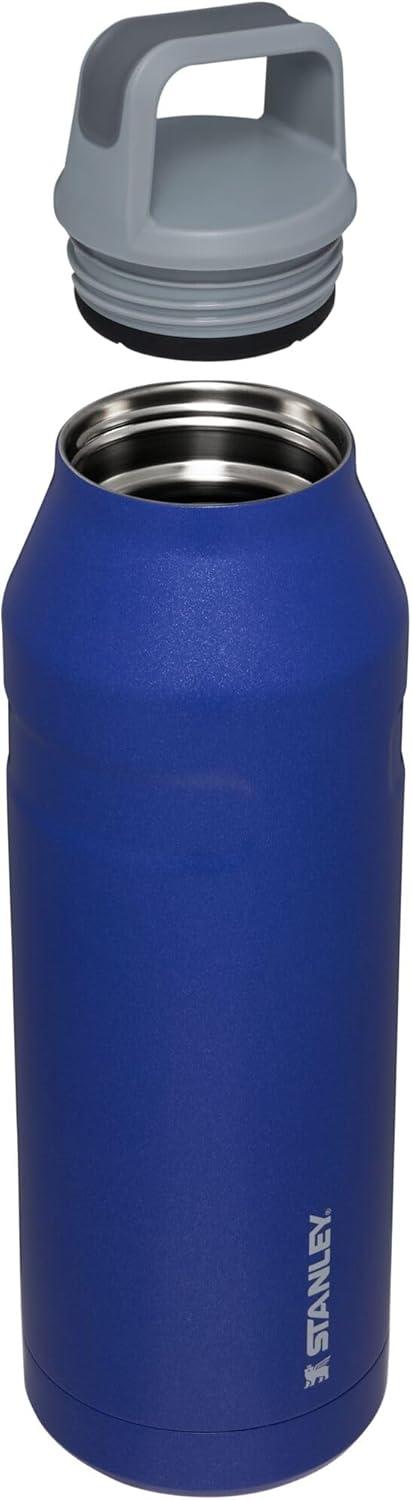 imageStanley IceFlow Cap and Carry Water Bottle Wide Mouth Twist Lid Lightweight ampamp Leakproof for Travel ampamp Sports Insulated Stainless Steel BPAFreeLapis Glimmer