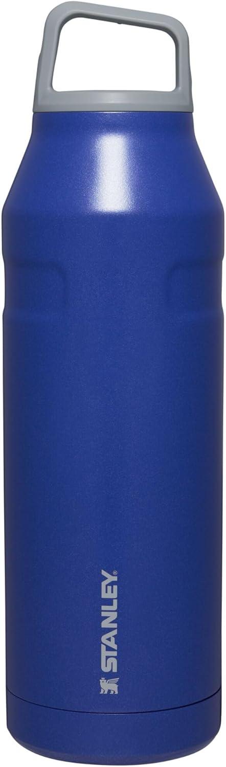 imageStanley IceFlow Cap and Carry Water Bottle Wide Mouth Twist Lid Lightweight ampamp Leakproof for Travel ampamp Sports Insulated Stainless Steel BPAFreeLapis Glimmer