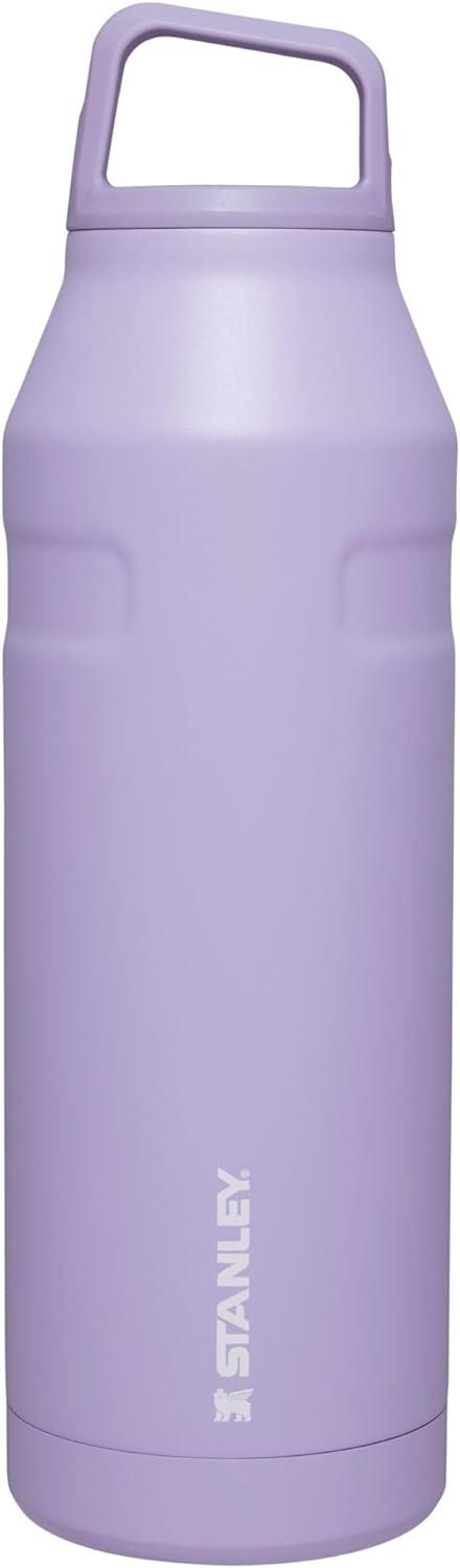 imageStanley IceFlow Cap and Carry Water Bottle Wide Mouth Twist Lid Lightweight ampamp Leakproof for Travel ampamp Sports Insulated Stainless Steel BPAFreeLavender