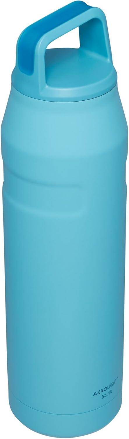 imageStanley IceFlow Cap and Carry Water Bottle Wide Mouth Twist Lid Lightweight ampamp Leakproof for Travel ampamp Sports Insulated Stainless Steel BPAFreePool