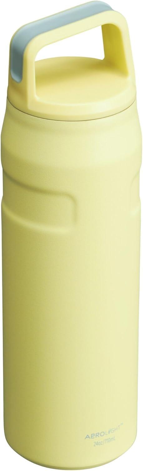 imageStanley IceFlow Cap and Carry Water Bottle Wide Mouth Twist Lid Lightweight ampamp Leakproof for Travel ampamp Sports Insulated Stainless Steel BPAFreePomelo