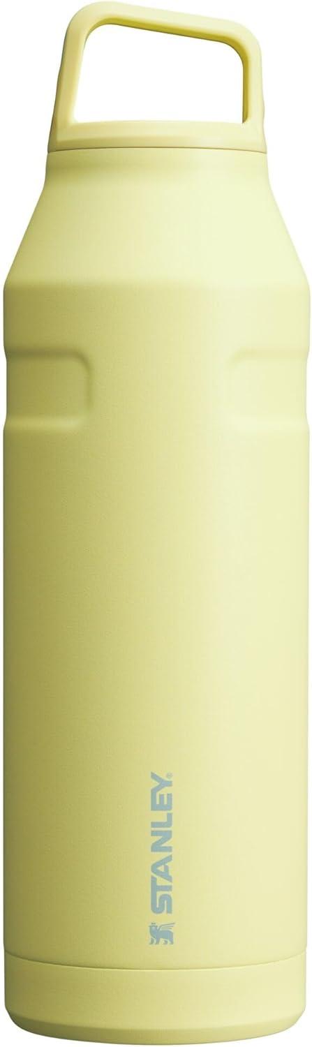 imageStanley IceFlow Cap and Carry Water Bottle Wide Mouth Twist Lid Lightweight ampamp Leakproof for Travel ampamp Sports Insulated Stainless Steel BPAFreePomelo