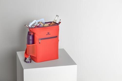 imageStanley IceFlow Cap and Carry Water Bottle Wide Mouth Twist Lid Lightweight ampamp Leakproof for Travel ampamp Sports Insulated Stainless Steel BPAFreePlum