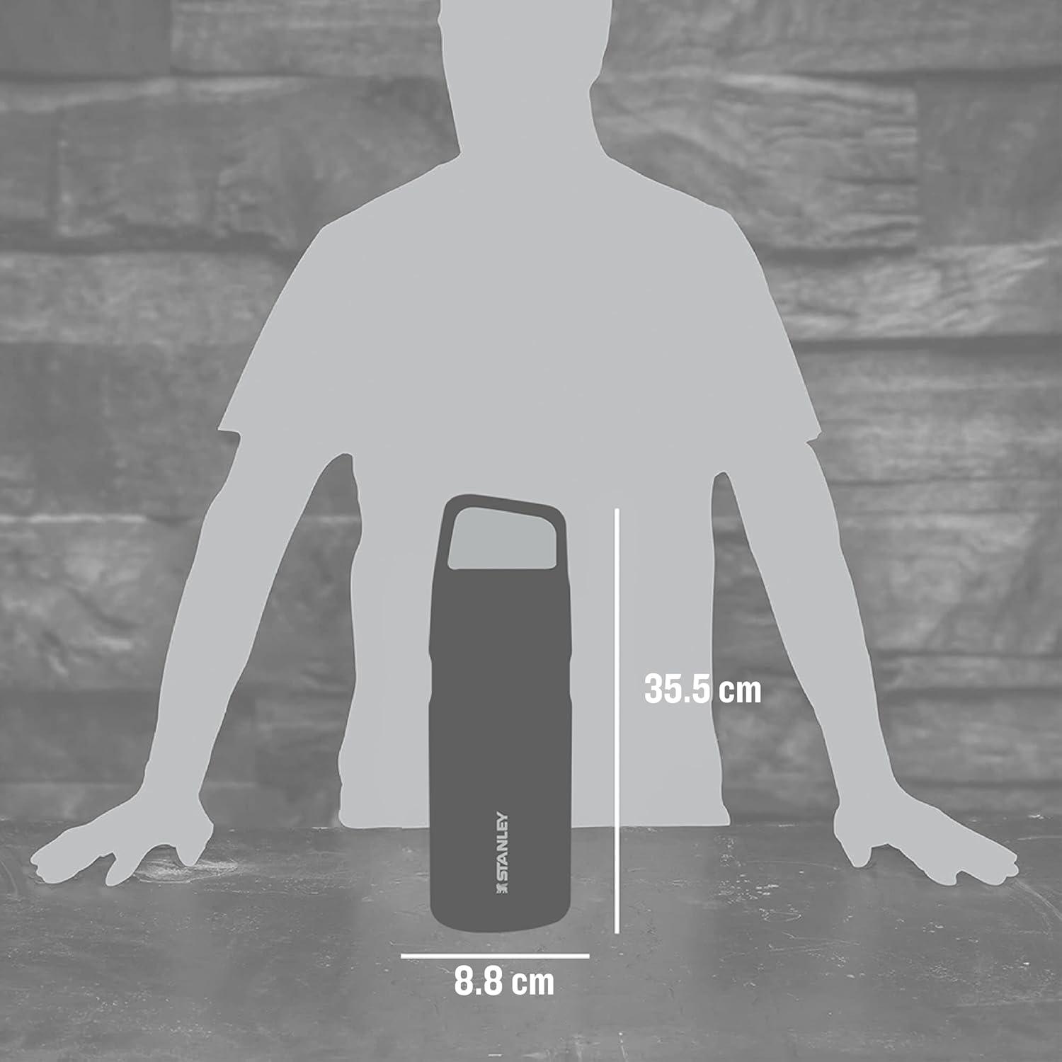 imageStanley IceFlow Cap and Carry Water Bottle Wide Mouth Twist Lid Lightweight ampamp Leakproof for Travel ampamp Sports Insulated Stainless Steel BPAFreeLavender