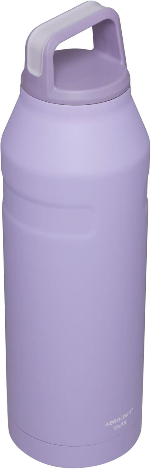 imageStanley IceFlow Cap and Carry Water Bottle Wide Mouth Twist Lid Lightweight ampamp Leakproof for Travel ampamp Sports Insulated Stainless Steel BPAFreeLavender