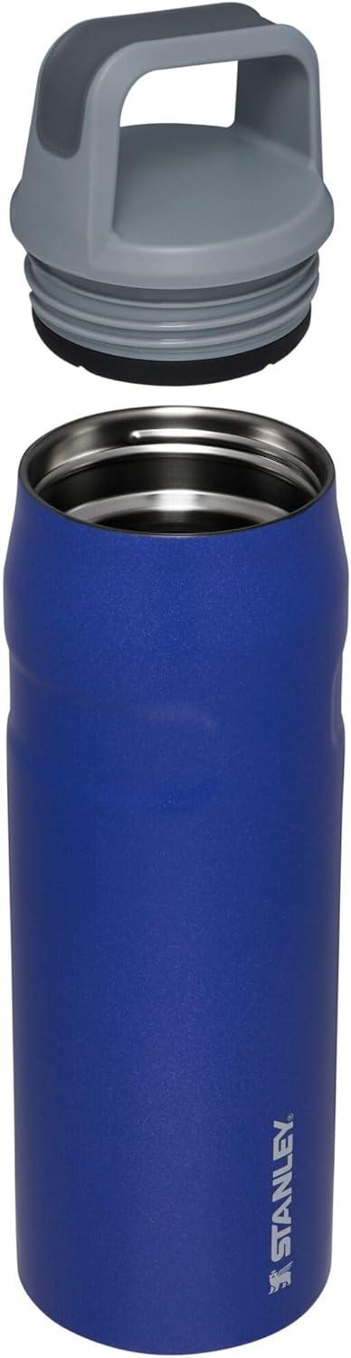 imageStanley IceFlow Cap and Carry Water Bottle Wide Mouth Twist Lid Lightweight ampamp Leakproof for Travel ampamp Sports Insulated Stainless Steel BPAFreeLapis Glimmer