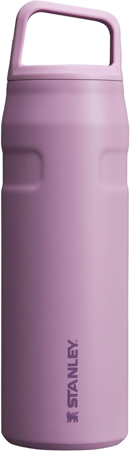 imageStanley IceFlow Cap and Carry Water Bottle Wide Mouth Twist Lid Lightweight ampamp Leakproof for Travel ampamp Sports Insulated Stainless Steel BPAFreeLilac
