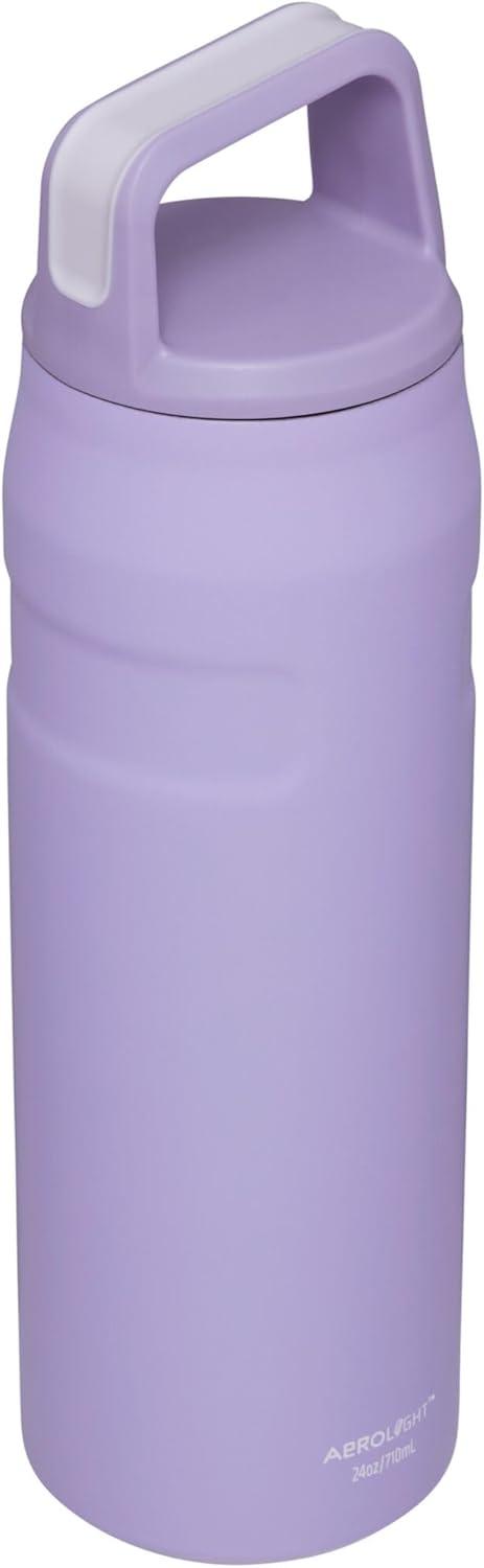 imageStanley IceFlow Cap and Carry Water Bottle Wide Mouth Twist Lid Lightweight ampamp Leakproof for Travel ampamp Sports Insulated Stainless Steel BPAFreeLavender