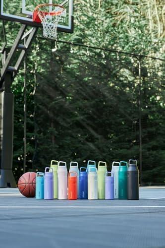 imageStanley IceFlow Cap and Carry Water Bottle Wide Mouth Twist Lid Lightweight ampamp Leakproof for Travel ampamp Sports Insulated Stainless Steel BPAFreePool