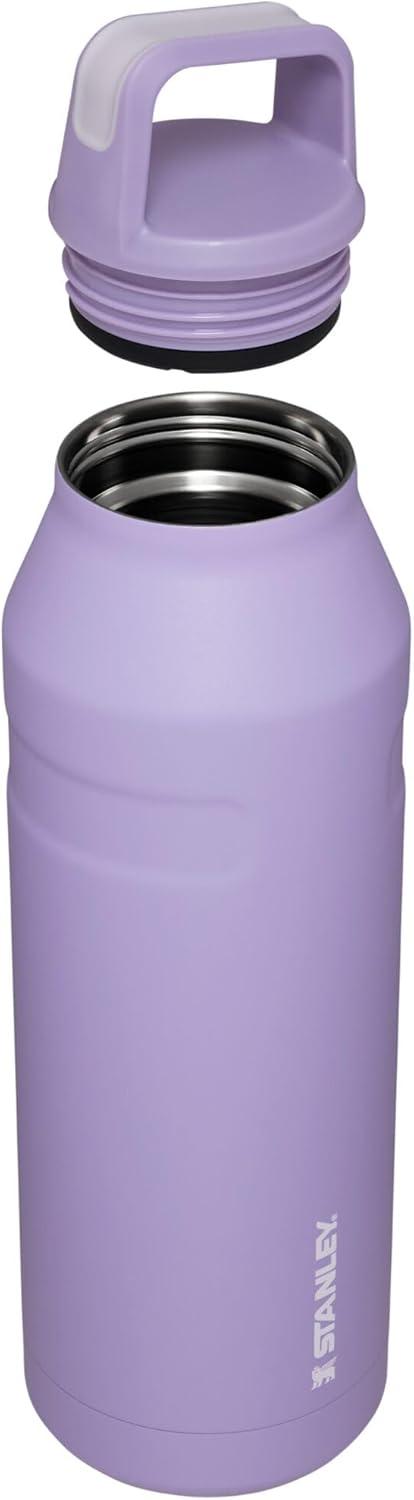 imageStanley IceFlow Cap and Carry Water Bottle Wide Mouth Twist Lid Lightweight ampamp Leakproof for Travel ampamp Sports Insulated Stainless Steel BPAFreeLavender
