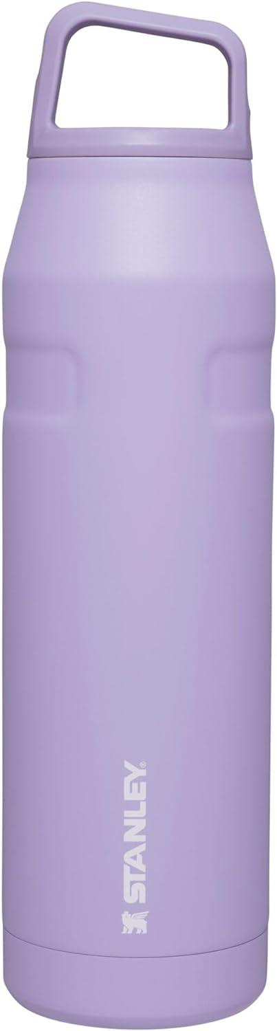 imageStanley IceFlow Cap and Carry Water Bottle Wide Mouth Twist Lid Lightweight ampamp Leakproof for Travel ampamp Sports Insulated Stainless Steel BPAFreeLavender
