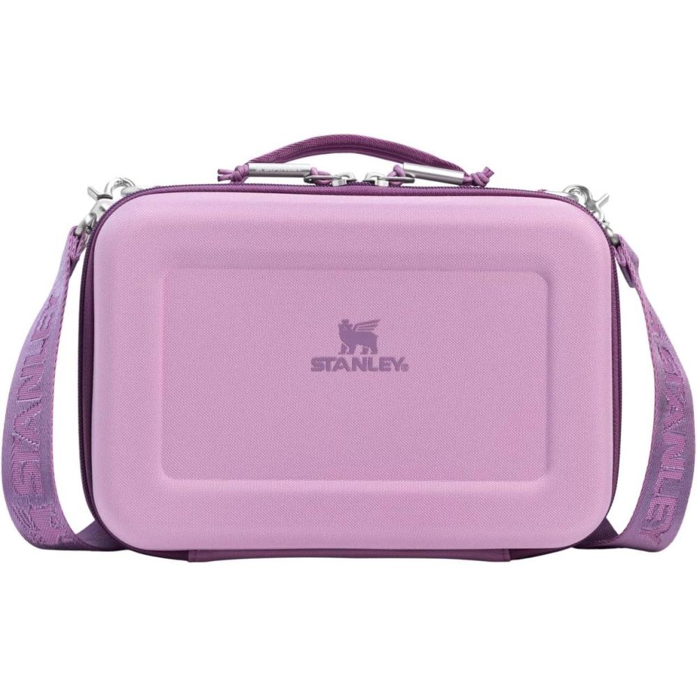 imageSTANLEY All Day Mini Lunch Box  42quart  EVA Insulated Lunch Bag  Crush Resistant  Adjustable Strap  BPAFree  BlackLilac