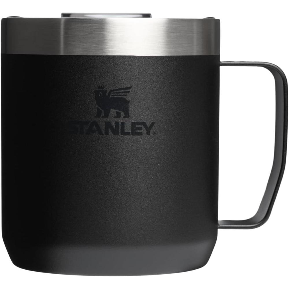 imageSTANLEY Everyday Camp Mug  Drink Through Lid  Cup for Coffee Tea and Drinks  Insulated Stainless Steel Coffee Mug  BPAFreeBlack 20