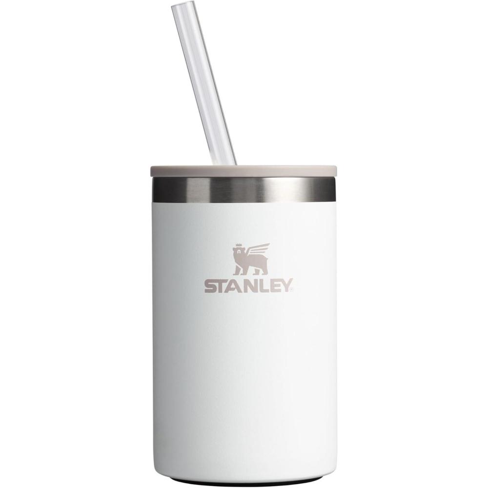 imageSTANLEY Everyday Can Cooler Cup 10 oz Beer Seltzers Soda and Energy Drinks Doubles as Tumbler Insulated Stainless Steel Drink Holder BPAFree FrostFrost