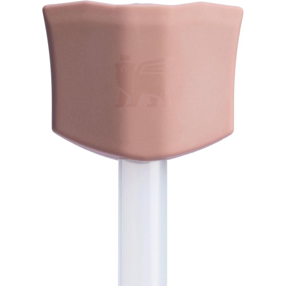 imageSTANLEY Quencher Stay Smooth AntiPucker Straw Topper 2Pack  Ergonomic Sip Through Straw Cap for Tumbler with Handle  Silicone Accessory for Drinking Cup  BPAFreePink Dusk