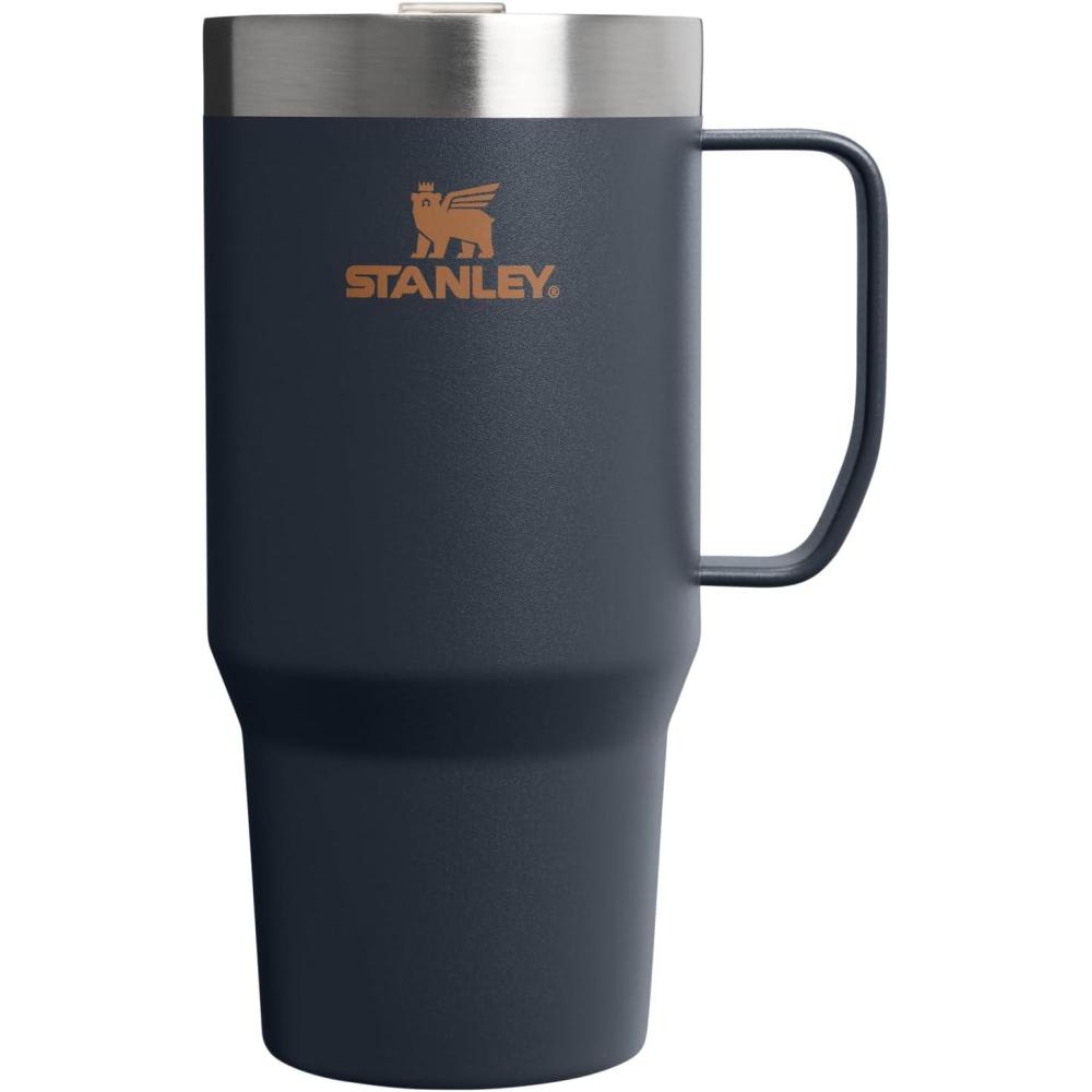 imageSTANLEY The Everyday Suburban Mug  16 oz  Drink Through Lid  Cup for Coffee Tea and Drinks  Insulated Stainless Steel Coffee Mug  BPAFree  Rose QuartzTwilight