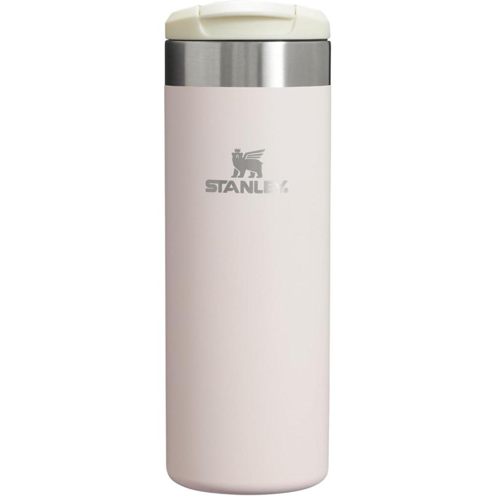 imageStanley AeroLight Transit Bottle 20 oz  Locking Drink Through Lid  Leak Resistant Water Bottle or Coffee Travel Mug  Lightweight Insulated Stainless Steel  BPAFree  Rose QuartzRose Quartz