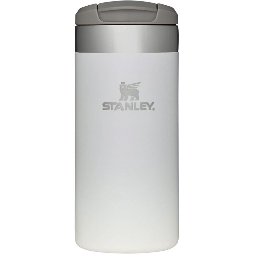 imageStanley AeroLight Transit Bottle 20 oz Locking Drink Through Lid Leak Resistant Water Bottle or Coffee Travel Mug Lightweight Insulated Stainless Steel BPAFree Rose QuartzCloud