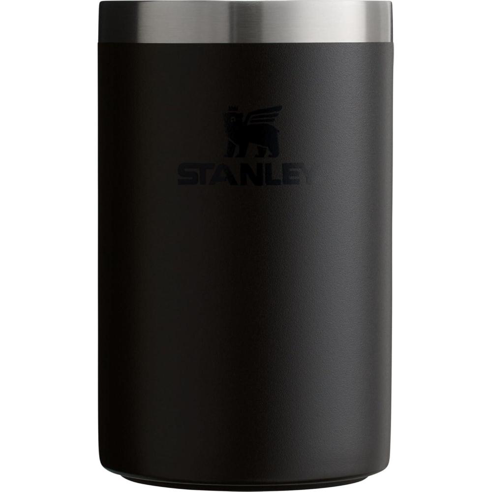 imageStanley Everyday Can Cooler Cup  Beer Seltzers Soda and Energy Drinks  Doubles as Tumbler  Insulated Stainless Steel Drink Holder  BPAFreeBlack 20