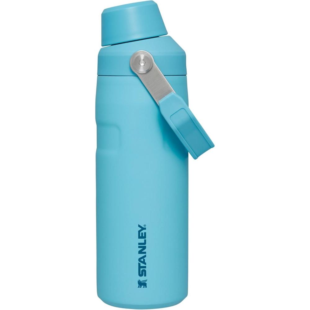 imageStanley IceFlow Fast Flow Water Bottle  Angled Spout Lid  Lightweight ampamp Leakproof for Travel ampamp Sports  Insulated Stainless Steel  BPAFreePool