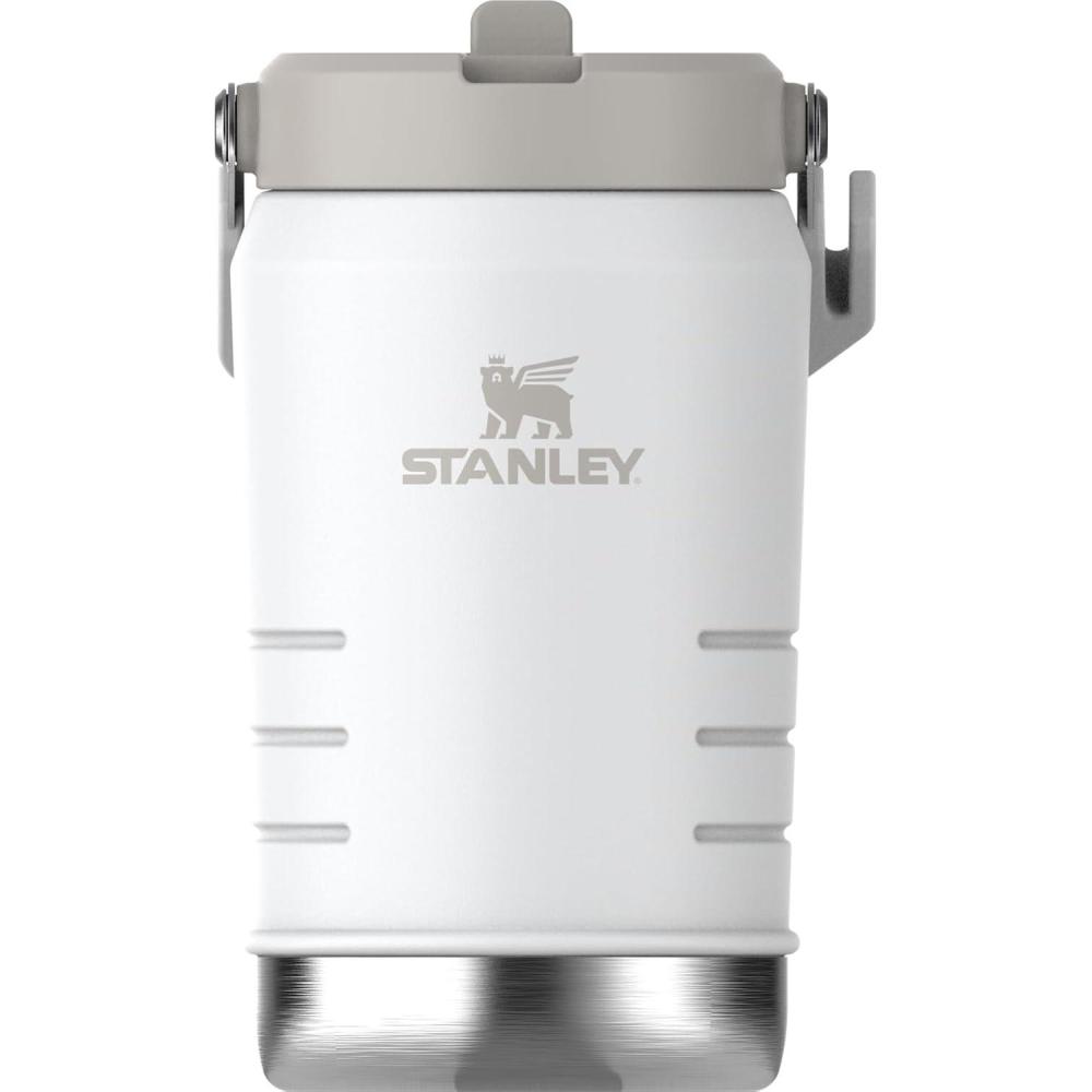 imageStanley IceFlow Flip Straw Jug with Handle 40 oz Twist On Lid and Flip Up Straw  Leak Resistant for Travel and Sports  Insulated Stainless Steel  BPAFree  LilacFrost