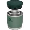 Adventure To-Go Food Jar | Vacuum Insulated Thermos Food Container | Wide Mouth Screw On Lid | Packable for Travel | Stainless Steel with Leakproof Lid | BPA-Free(Hammertone Green)