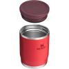 Adventure To-Go Food Jar | Vacuum Insulated Thermos Food Container | Wide Mouth Screw On Lid | Packable for Travel | Stainless Steel with Leakproof Lid | BPA-Free(Chili Red)