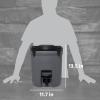 STANLEY Adventure Fast Flow Water Jug 2 Gallon Leakproof Ice Water Dispenser Insulated Beverage Cooler Easy Pour Spigot and Latched Foam Lid BPA-Free(Charcoal)