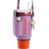 STANLEY All Day Quencher Carry All for 40 oz Tumbler with Handle | Crossbody Bag with Phone Holder Pocket, Card Sleeve & Detachable Strap | Water Bottle Carrier Bag | BPA-Free |(Lilac)