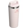 STANLEY Cafe To Go Travel Mug 20 oz | Leakproof Two-Part Drink Through Lid | Tumbler Cup for Coffee, Tea and Drinks | Insulated Stainless Steel Coffee Mug | BPA-Free | Rose Quartz(Rose Quartz)