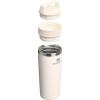 STANLEY Cafe To Go Travel Mug 20 oz | Leakproof Two-Part Drink Through Lid | Tumbler Cup for Coffee, Tea and Drinks | Insulated Stainless Steel Coffee Mug | BPA-Free | Rose Quartz(Cream Gloss)