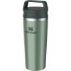 STANLEY Cafe To Go Travel Mug 20 oz | Leakproof Two-Part Drink Through Lid | Tumbler Cup for Coffee, Tea and Drinks | Insulated Stainless Steel Coffee Mug | BPA-Free | Rose Quartz(Hammertone Green)
