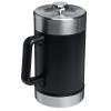 STANLEY Classic Stay-Hot French Press Coffee Maker 48 oz | 5 Minute Brew, 4 Hours Hot | Mesh Filter for Coffee Grounds | Insulated Stainless Steel French Press | BPA-Free | Hammertone Green(Black 2.0)